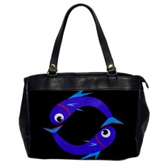 Blue Fishes Office Handbags