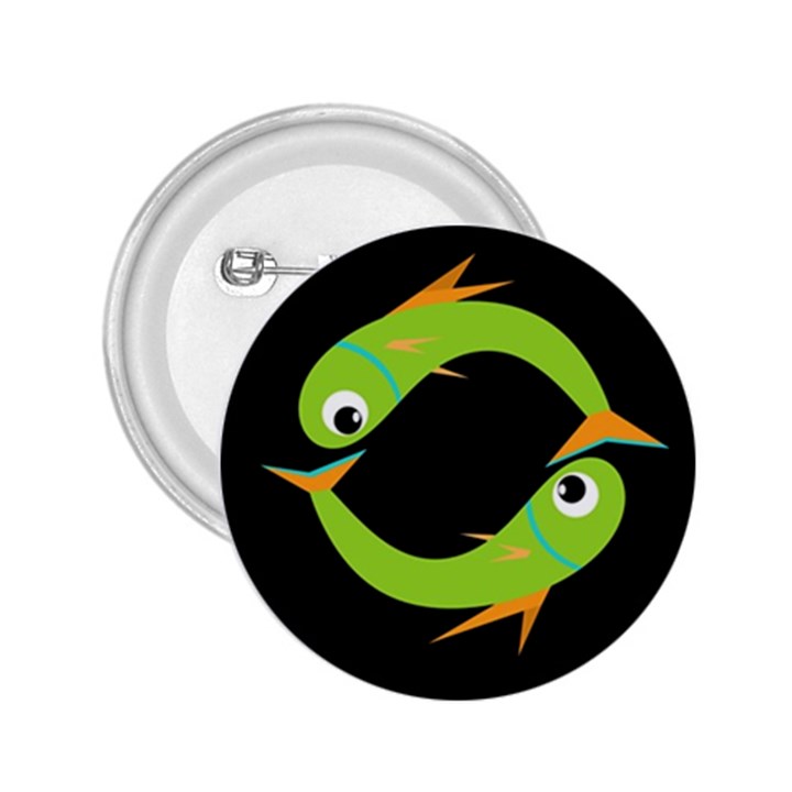 Green fishes 2.25  Buttons