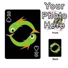 Green Fishes Playing Cards 54 Designs 