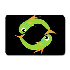 Green Fishes Small Doormat 