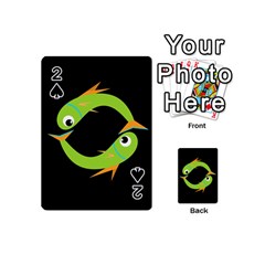 Green Fishes Playing Cards 54 (mini) 