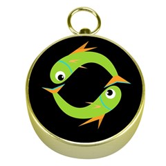 Green Fishes Gold Compasses