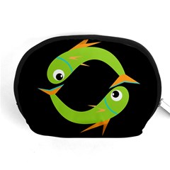 Green Fishes Accessory Pouches (medium) 