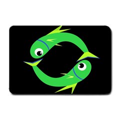 Green Fishes Small Doormat 