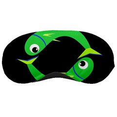 Green Fishes Sleeping Masks