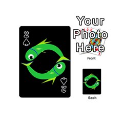 Green Fishes Playing Cards 54 (mini) 