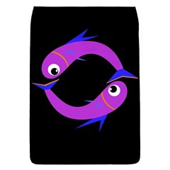 Purple Fishes Flap Covers (s)  by Valentinaart