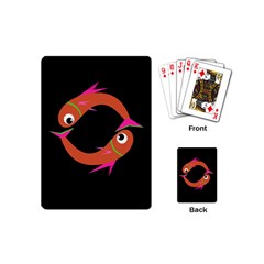 Orange Fishes Playing Cards (mini) 