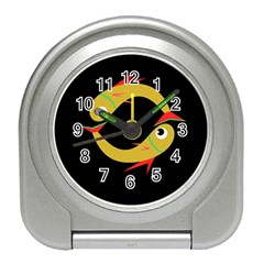 Yellow Fishes Travel Alarm Clocks