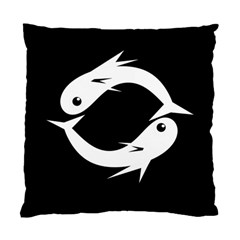 White Fishes Standard Cushion Case (two Sides)