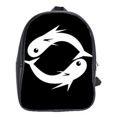 White Fishes School Bags (xl) 