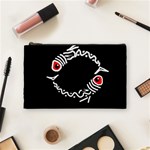 Abstract fishes Cosmetic Bag (Medium)  Front