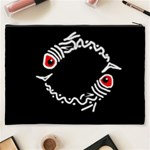 Abstract fishes Cosmetic Bag (XXXL)  Back