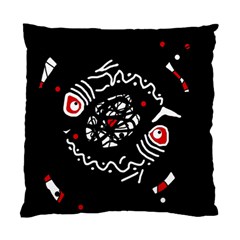 Abstract Fishes Standard Cushion Case (one Side) by Valentinaart