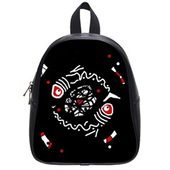 Abstract Fishes School Bags (small) 