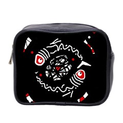 Abstract Fishes Mini Toiletries Bag 2-side