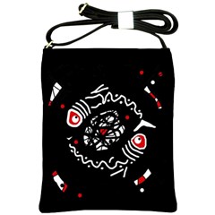 Abstract Fishes Shoulder Sling Bags