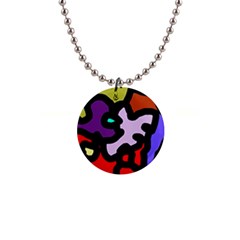 Colorful Abstraction By Moma Button Necklaces