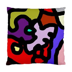 Colorful Abstraction By Moma Standard Cushion Case (one Side)