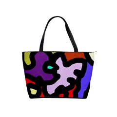 Colorful Abstraction By Moma Shoulder Handbags