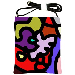 Colorful Abstraction By Moma Shoulder Sling Bags