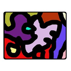 Colorful Abstraction By Moma Fleece Blanket (small)