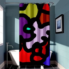 Colorful Abstraction By Moma Shower Curtain 36  X 72  (stall) 