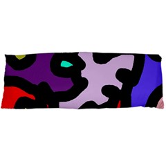 Colorful Abstraction By Moma Body Pillow Case Dakimakura (two Sides) by Valentinaart