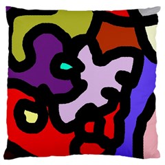 Colorful Abstraction By Moma Large Cushion Case (two Sides)