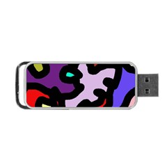 Colorful Abstraction By Moma Portable Usb Flash (one Side)