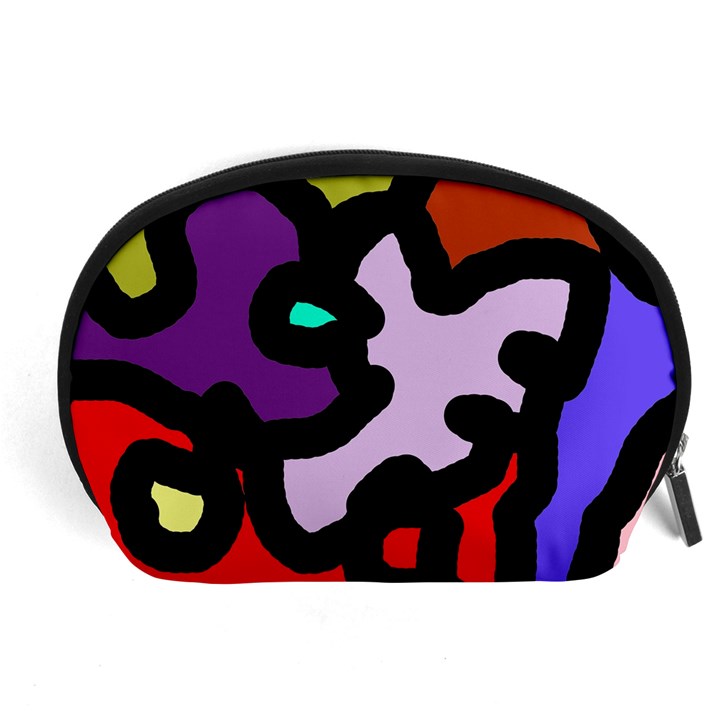 Colorful abstraction by Moma Accessory Pouches (Large) 