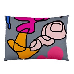 Colorful abstract design by Moma Pillow Case