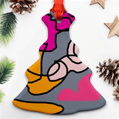 Colorful abstract design by Moma Ornament (Christmas Tree)