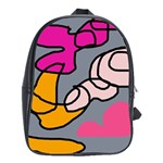 Colorful abstract design by Moma School Bags (XL)  Front