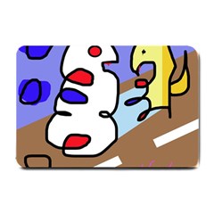 Abstract Comic Small Doormat 