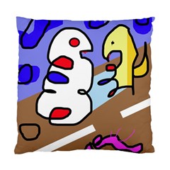 Abstract Comic Standard Cushion Case (two Sides) by Valentinaart