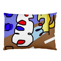 Abstract Comic Pillow Case by Valentinaart