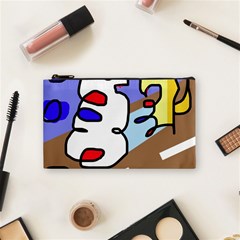 Abstract Comic Cosmetic Bag (small)  by Valentinaart