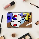 Abstract comic Cosmetic Bag (Small)  Front