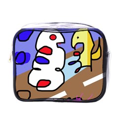 Abstract Comic Mini Toiletries Bags