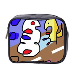 Abstract Comic Mini Toiletries Bag 2-side