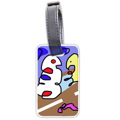 Abstract Comic Luggage Tags (one Side) 