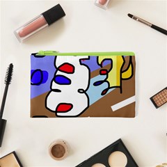 Abstract Comic Cosmetic Bag (xs) by Valentinaart