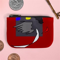 Red Abstraction By Moma Mini Coin Purses