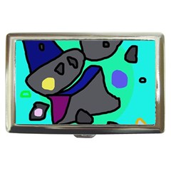 Blue Comic Abstract Cigarette Money Cases