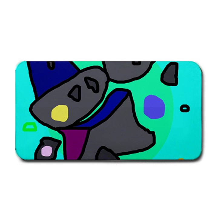 Blue comic abstract Medium Bar Mats