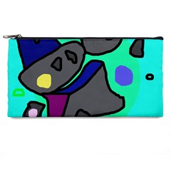 Blue Comic Abstract Pencil Cases by Valentinaart