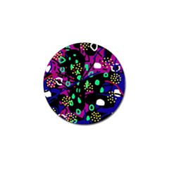 Abstract Colorful Chaos Golf Ball Marker (4 Pack) by Valentinaart