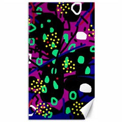 Abstract colorful chaos Canvas 40  x 72  