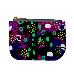 Abstract colorful chaos Mini Coin Purses